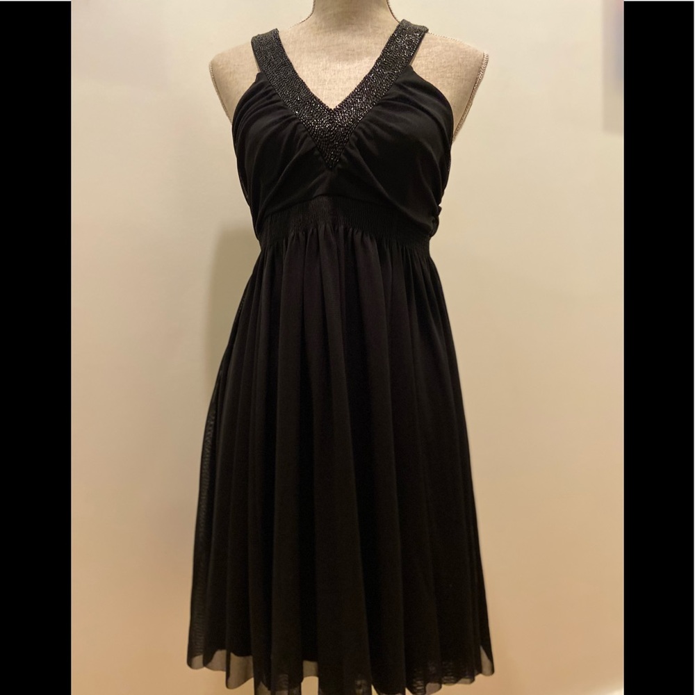 HM Embellished V Dress NWT